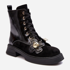 Жіночі зимові черевики високі S.Barski D&A MR870-76 38 Чорні (5905677950199) - зображення 2