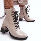 Жіночі зимові черевики високі S.Barski D&A MR870-06 38 Світло-сірі (5905677949612) - зображення 8
