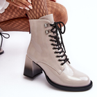 Жіночі зимові черевики високі S.Barski D&A MR870-06 39 Світло-сірі (5905677949605) - зображення 7