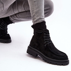 Жіночі черевики низькі Apolosi 38 Чорні (5905677943672) - зображення 5