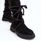 Жіночі зимові чоботи Tanive 37 Чорні (5905677934632) - зображення 7