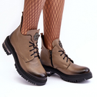 Жіночі черевики низькі Lemar Charline 37 Бежеві (5905677929430) - зображення 4