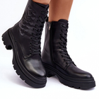 Жіночі черевики S.Barski MR870-25 39 Чорні (5905677923612) - зображення 5