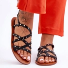 Жіночі сандалі Alemona 37 Чорні (5905677638363) - зображення 5