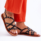 Жіночі сандалі Alemona 39 Чорні (5905677638387) - зображення 3