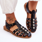 Sandały damskie rzymianki Ascot 37 Czarne (5905677421798) - obraz 4
