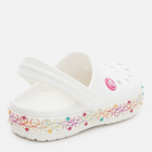 Crocsy dziecięce dla dziewczynki z ozdobami Crocs Crocband Stretch Necklace Kids Clog T 208269-94S-C12 29 Biały/Wielokolorowy (196265242511) - obraz 4