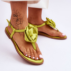 Жіночі сандалі Carisma 37 Лаймове (5905677119817) - зображення 3