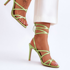 Sandały damskie wiązane Meya 40 Zielone (5905677108552) - obraz 2