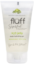 Гелева вода Fluff H2O Jelly Body Hydrating Gel детокс Огірок і зелений чай 150 мл (5902539716429) - зображення 1