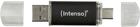 Флеш пам'ять Intenso Twist Line 32GB USB Type-A + USB Type-C Black (4034303031238) - зображення 2