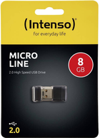 Pendrive Intenso Micro Line 8GB USB 2.0 Black (4034303012220) - obraz 4