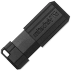 Pendrive Verbatim Storen Go PinStripe 8GB USB 2.0 Black (23942490623) - obraz 1