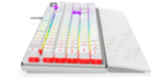 Клавіатура дротова Krux Frost RGB Сріблясто-біла (KRX0133) - зображення 5