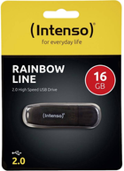 Pendrive Intenso Rainbow Line 16GB USB 2.0 Transparent-Black (4034303010011) - obraz 3