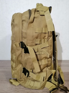 Рюкзак армейский, штурмовой, объем 40 л. Койот - изображение 3