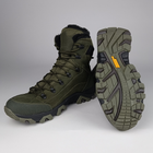 Зимние кожаные полуберцы на меху Oksy Tactical ботинки экомех Olive размер 43 - изображение 5