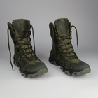 Зимові шкіряні берці Oksy Tactical на мембрані GORE-TEX черевики Olive розмір 44 - зображення 1