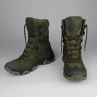 Зимние кожаные берцы Oksy Tactical на мембране GORE-TEX ботинки Olive размер 44 - изображение 7