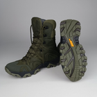 Зимние кожаные берцы Oksy Tactical на мембране GORE-TEX ботинки Olive размер 44 - изображение 10