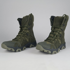 Кожаные берцы Oksy Tactical демисезонные ботинки Olive размер 45 - изображение 3