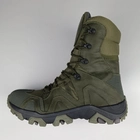 Зимові шкіряні берці Oksy Tactical на мембрані GORE-TEX черевики Olive розмір 42 - зображення 8