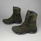 Зимові шкіряні берці Oksy Tactical на мембрані GORE-TEX черевики Olive розмір 41 - зображення 6
