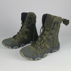 Кожаные берцы Oksy Tactical демисезонные ботинки Olive размер 45 - изображение 11