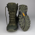 Зимние кожаные берцы Oksy Tactical на мембране GORE-TEX ботинки Olive размер 43 - изображение 3