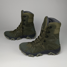 Зимові шкіряні берці Oksy Tactical на мембрані GORE-TEX черевики Olive розмір 43 - зображення 6