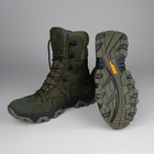 Зимові шкіряні берці Oksy Tactical на мембрані GORE-TEX черевики Olive розмір 43 - зображення 10