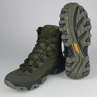 Кожаные полуберцы Oksy Tactical демисезонные ботинки Olive размер 40 - изображение 7