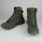 Кожаные полуберцы Oksy Tactical демисезонные ботинки Olive размер 45 - изображение 4