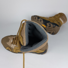 Зимние кожаные берцы Oksy Tactical на мембране GORE-TEX ботинки Coyote размер 45 - изображение 12