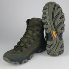 Кожаные полуберцы Oksy Tactical демисезонные ботинки Olive размер 42 - изображение 7