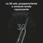 Електрична зубна щітка AENO DB6, 46000 обертів за хвилину, бездротова зарядка, чорна, 2 насадки - зображення 9