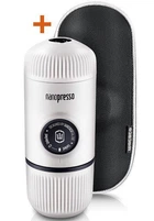 Wacaco Nanopresso Chill White + кейс – портативна біла кавоварка, мелена кава