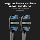 Електрична зубна щітка AENO DB4, 46000 обертів за хвилину, бездротова зарядка, чорна, 4 насадки - зображення 8