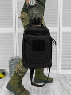Сумка тактична через плече Tactical Bag Black - изображение 3