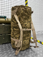 Тактична сумка Баул Tactical Bag Backpack Піксель110 л - изображение 3