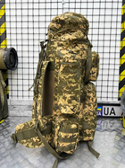 Тактичний рюкзак Backpack Tactical Піксель 80 л - изображение 6