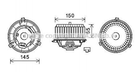 Вентилятор пічки AVA COOLING OL8674 95920148, 42777757, 1618449