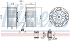 Вентилятор печки NISSENS 87196 BMW 3 Series 8372797, 9204154, 64118372797
