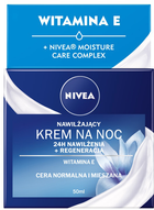 Крем для обличчя Nivea 24H Nawilzenia зволоження та регенерація 50 мл (4005800097591) - зображення 1