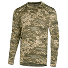 Лонгслив тактический эластичный футболка с длинным рукавом для силовых структур Пиксель (7249), L (OPT-9561) - изображение 1