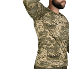 Лонгслив тактический эластичный футболка с длинным рукавом для силовых структур Пиксель (7249), L (OPT-9561) - изображение 4