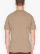 T-shirt męski bawełniany Visent V001 L Beżowy (5902249100020) - obraz 2