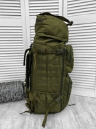 Тактичний рамний рюкзак Tactical Bag Olive 100 л - зображення 2