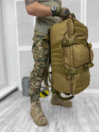 Тактична сумка рюкзак Tactical Bag Coyote 65 л - изображение 4