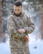 Зимний мужской костюм Рип-Стоп -20°C Утепленный бушлат и брюки Пиксель 50 - изображение 3